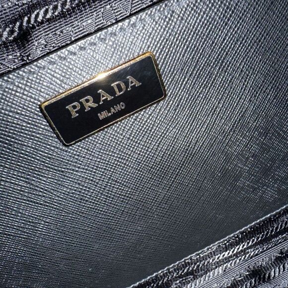 Prada Tote Handbag Color Black - Picture 9 of 11